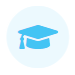 graduation cap icon